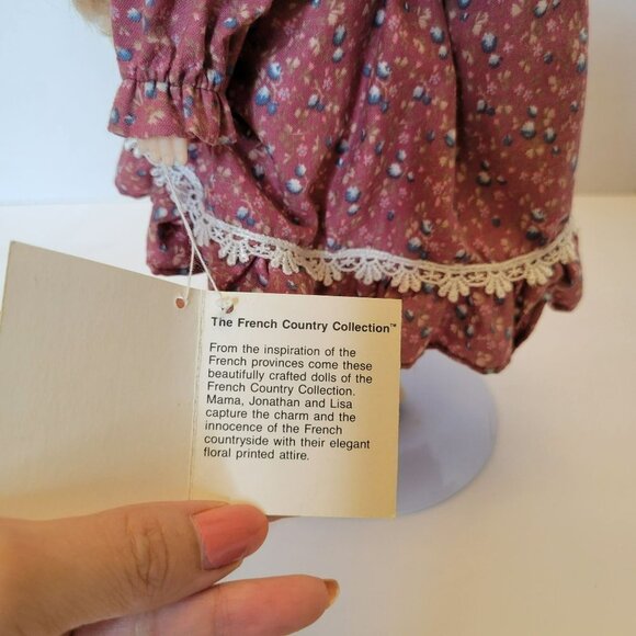 1989 Effanbee 13" FRENCH COUNTRY Mama Mother Porcelain DOLL - New With Tags - Picture 6 of 9